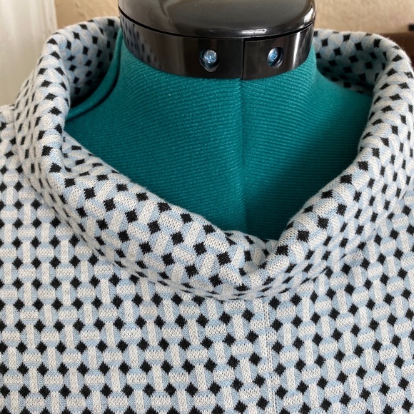 Tyler Boe Kim Cowl Neck Geo Print Tunic Dress - Picture 5 of 9